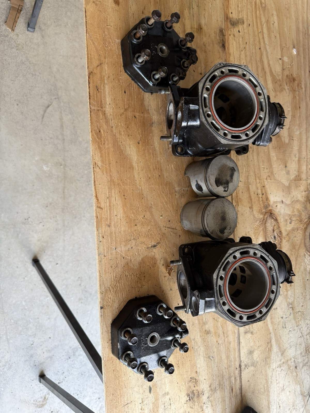 Artic Cat Snowmobile 530cc Scem Cylinders Pistons Cylinder Head