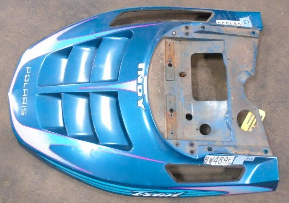 Polaris Snowmobile Teal Hood 2631630-168  Indy Trail 95 96 97 98 Evolved Chassis