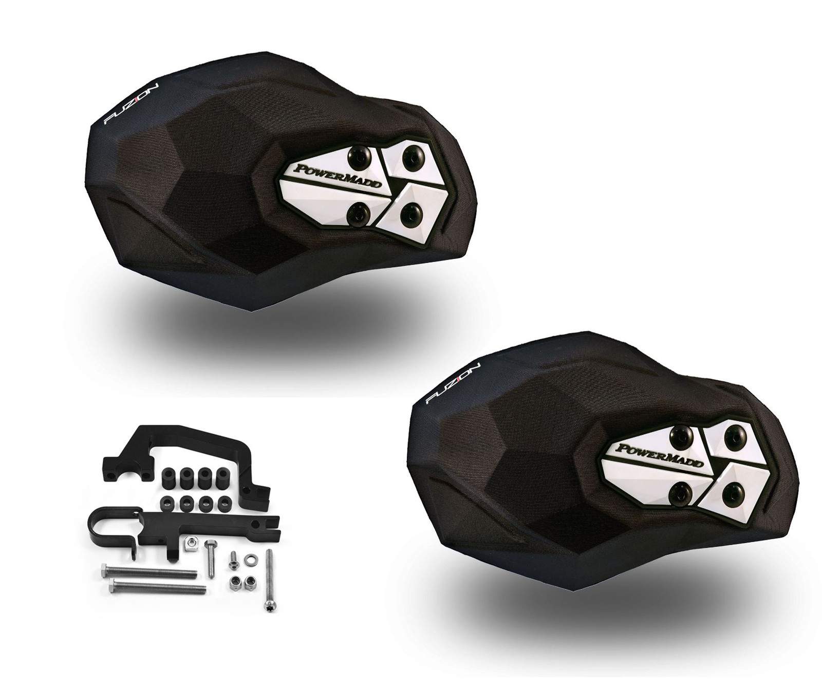 Powermadd Fuzion Series Handguards Guards Hayes Mount Kit Ski Doo Snowmobile