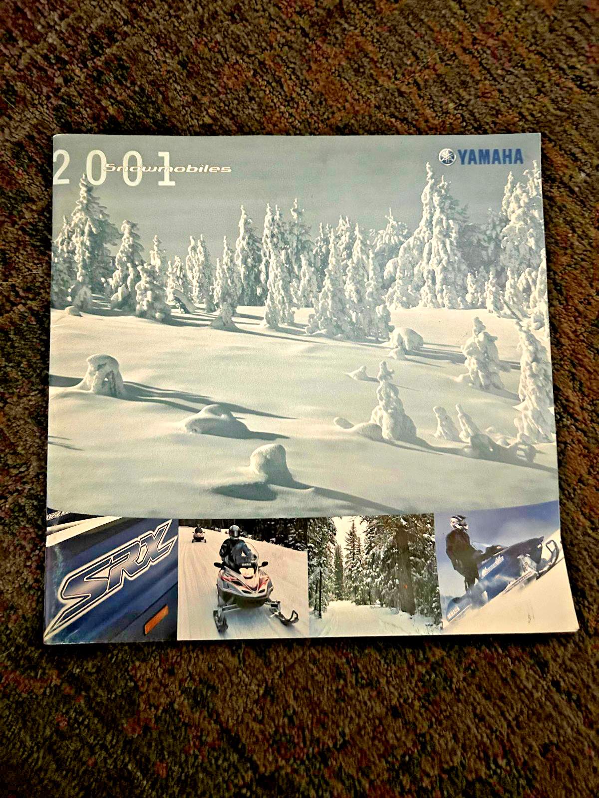 2001 Yamaha Snowmobile Brochure SRX SXR VMAX 500 600 PHAZER VENTURE MOUNTAIN