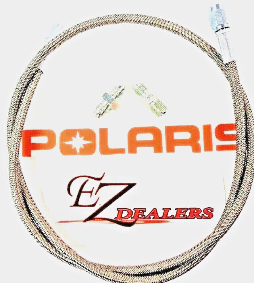 Polaris Snowmobile Indy Trail Sport 1985 to 1994 Stainless Steal Brake Line