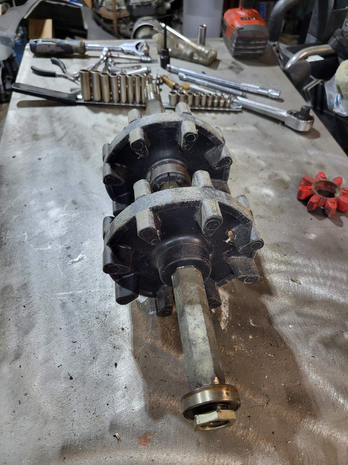 Vintage Yamaha Snowmobile SS440 Drive Shaft Cogs