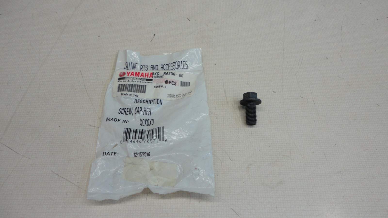 SELECT 2017-2025 YAMAHA SNOWMOBILE MODELS SUB FRAME BOLT PART# 8KC-RA236-00-00