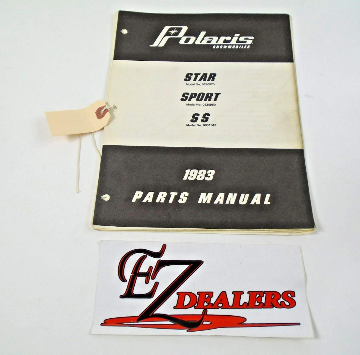 Polaris Snowmobile 1983 Star / Sport / SS Part Manual  OEM 9910813
