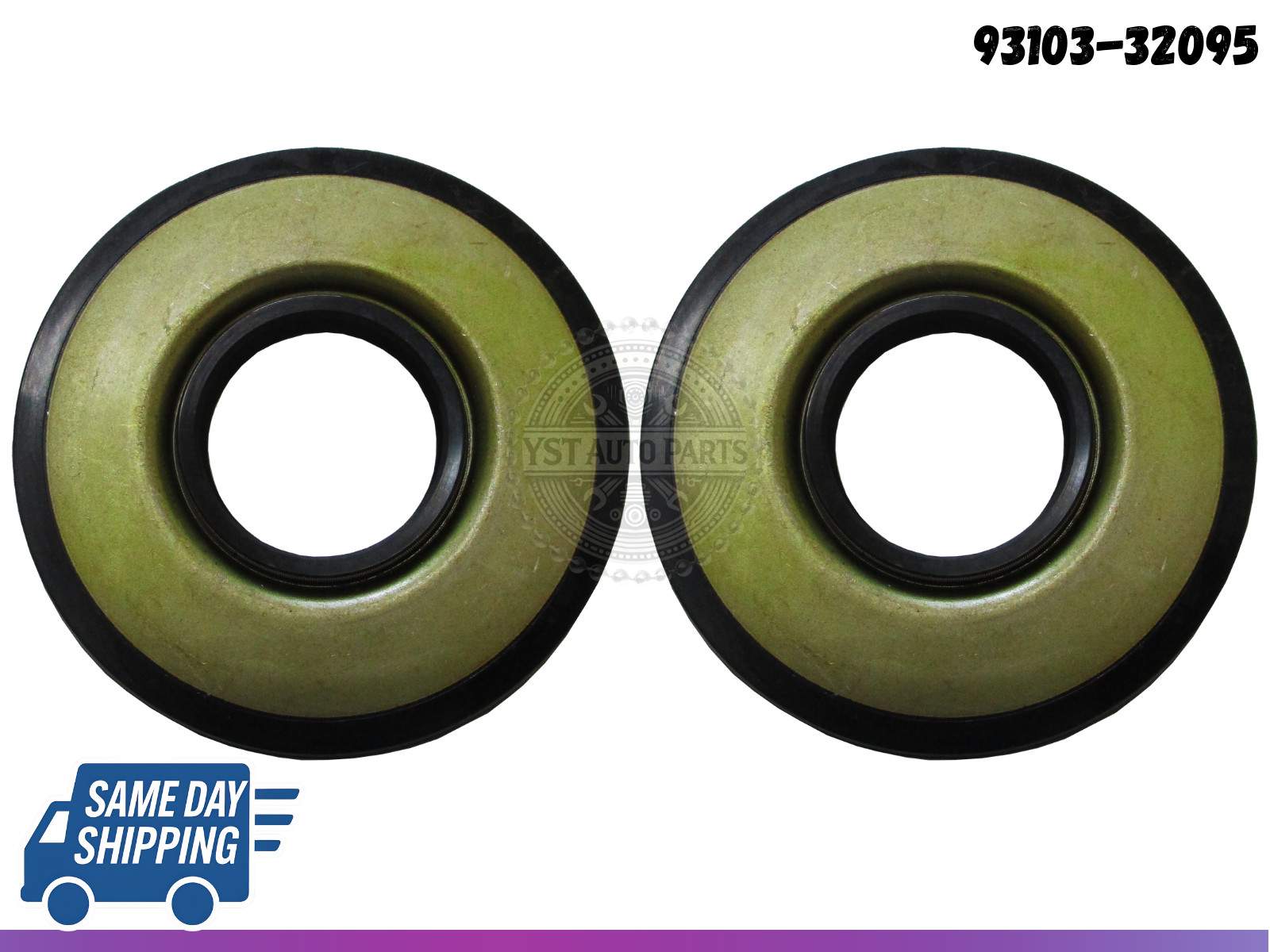 Fits Yamaha SRV 540, VK 540 Snowmobile Crankshaft Oil Seal 93103-32095-00 x2 PCS