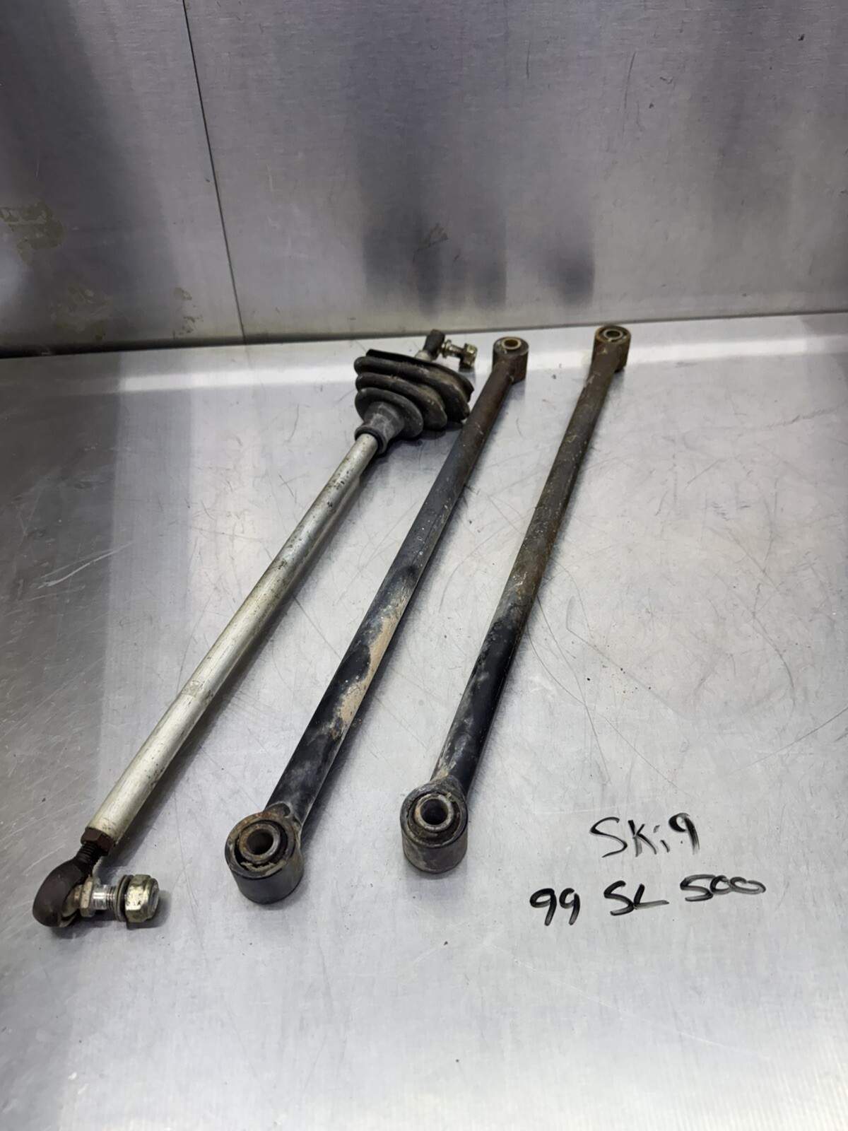 97 98 99 00 SKIDOO FORMULA  SL 500 fan Top Bottom Upper Lower RADIUS RODs Set