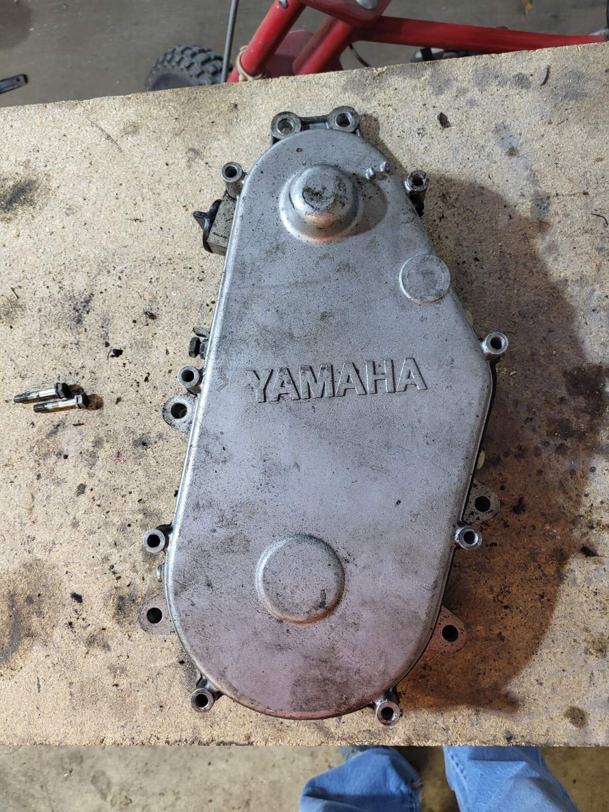 Vintage Yamaha Snowmobile Exciter 440 Chaincase Bottom Gear And Chain