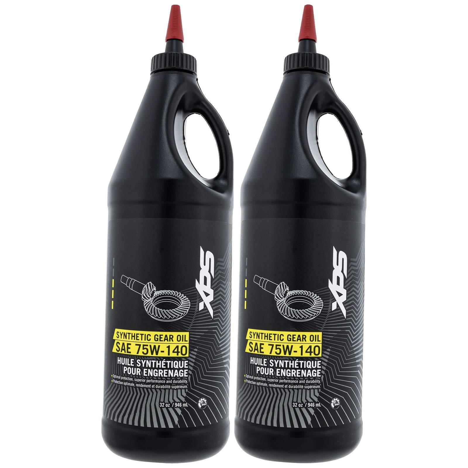 BRP 9779160 Can-Am XPS 75W-140 Synthetic Gear Oil 1 Quart Sea-Doo Ski-Doo 2PK