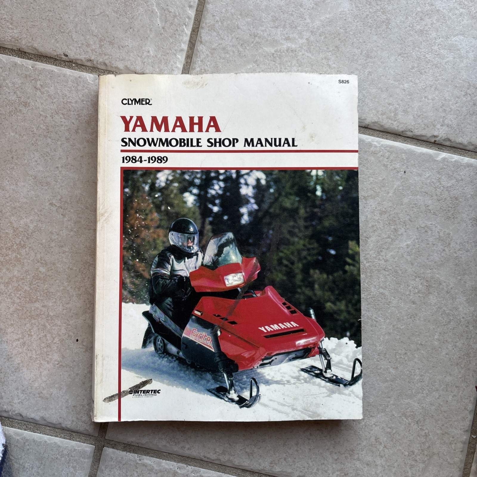 Clymer Yamaha Snowmobile Shop Manual Book 1984-1989 S826