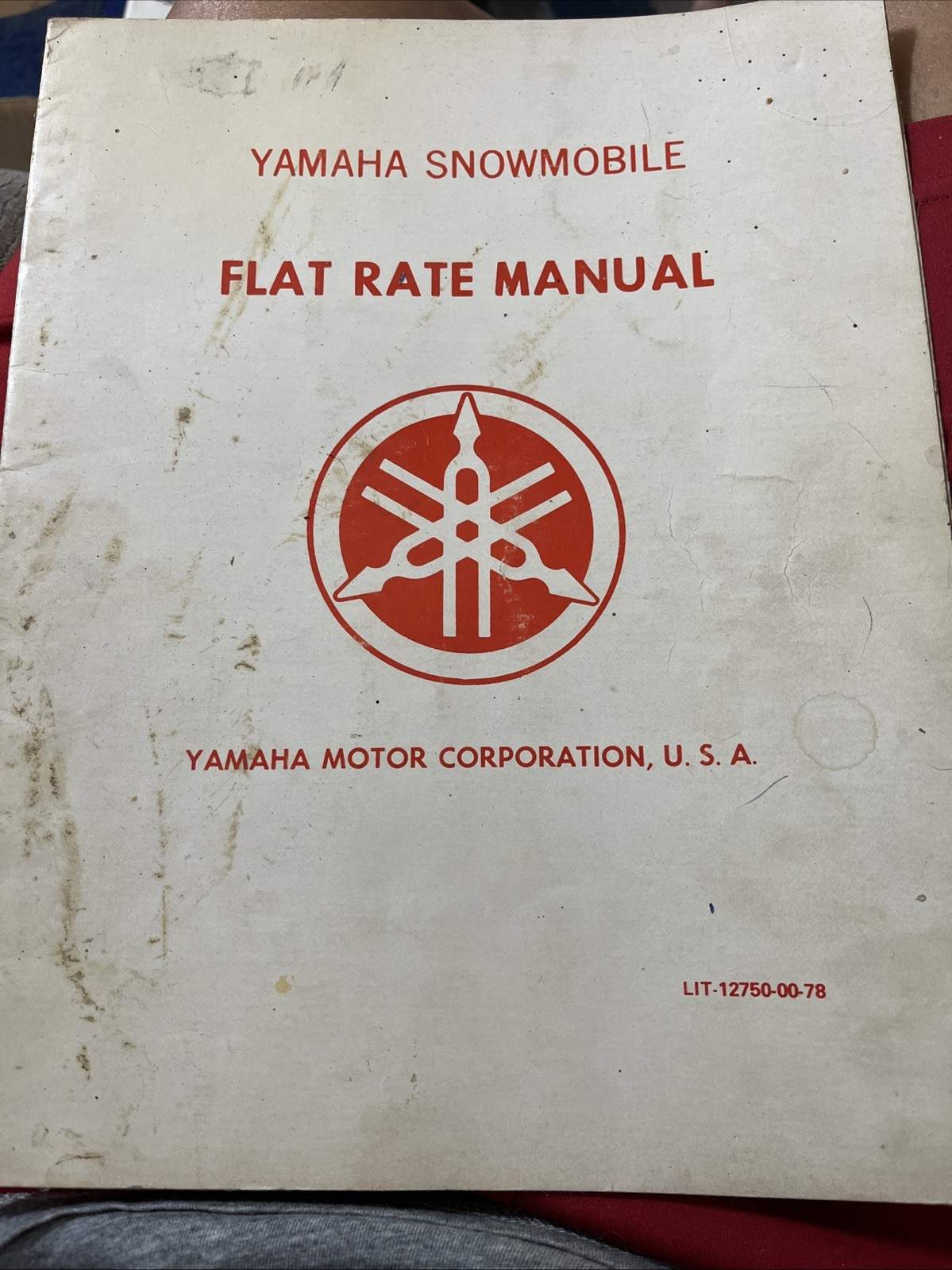 Yamaha Snowmobile Flat Rate Manual OEM LIT-12750-00-77