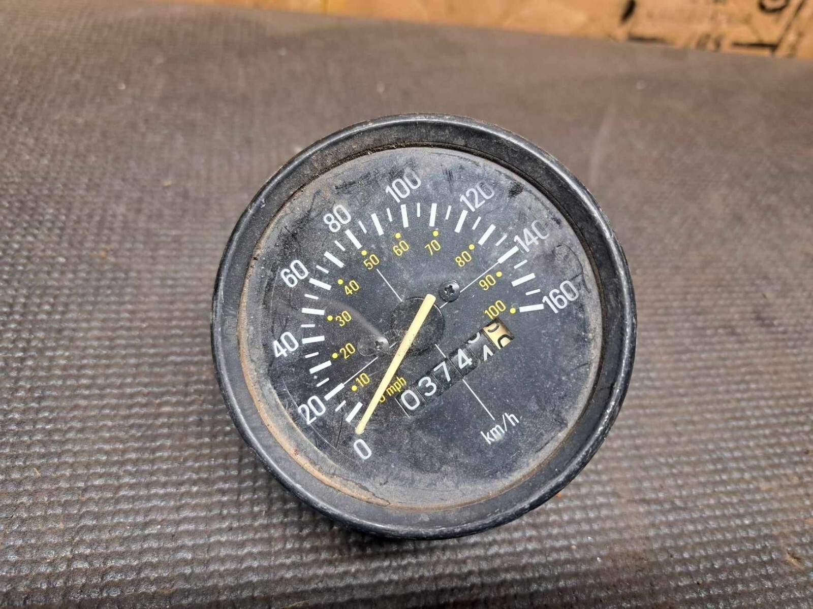 Vintage 1970’s Yamaha Snowmobile Speedometer 3744 Miles