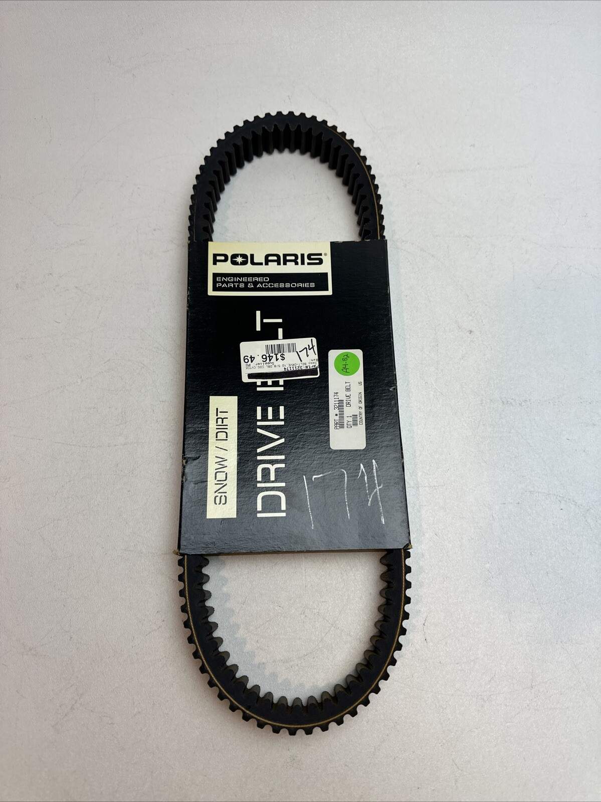 Polaris 3211174 NEW OEM Snowmobile Belt Voyageur Adventure 550