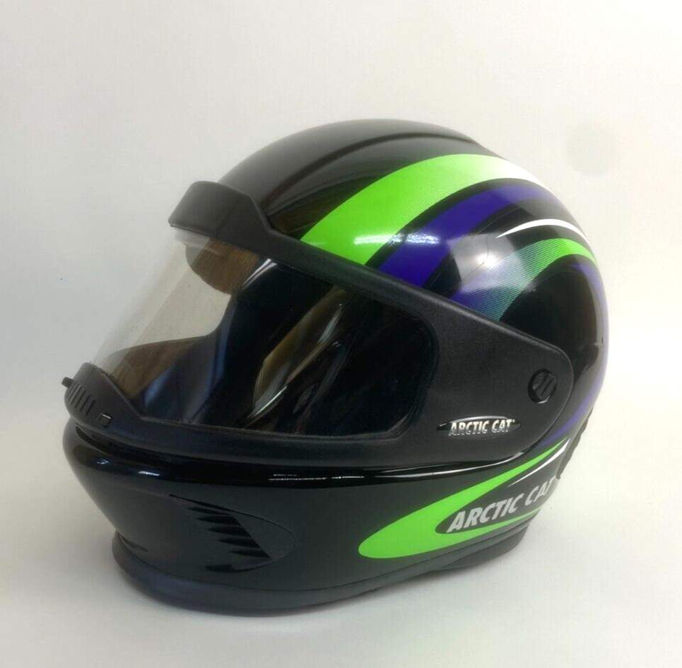 VTG Artic Cat SHC Snowmobile Helmet ~ Full Face ~ Model SH-A-301 ~ Sz M ~ 1996