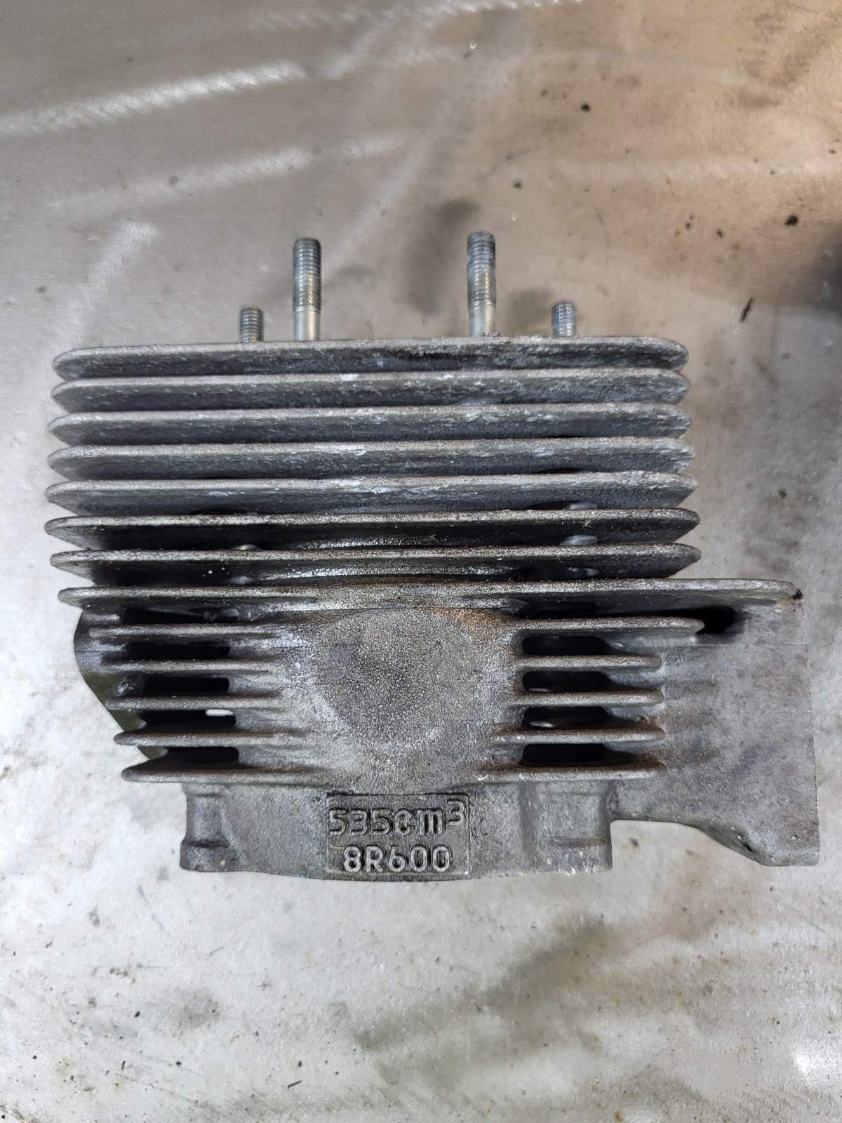 Vintage Yamaha Snowmobile Srv 540 Fan Cooled Cylinder