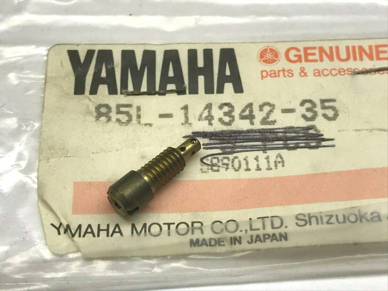 New OEM Yamaha Snowmobile 1989 CS340 OVATION PILOT JET #70 85L-14342-35-00