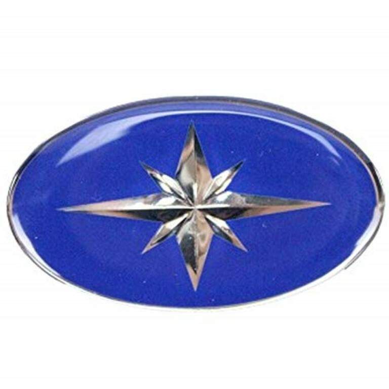 Polaris New OEM Snowmobile ATV PWC Star Logo Self-Adhesive Domed Decal 7078465