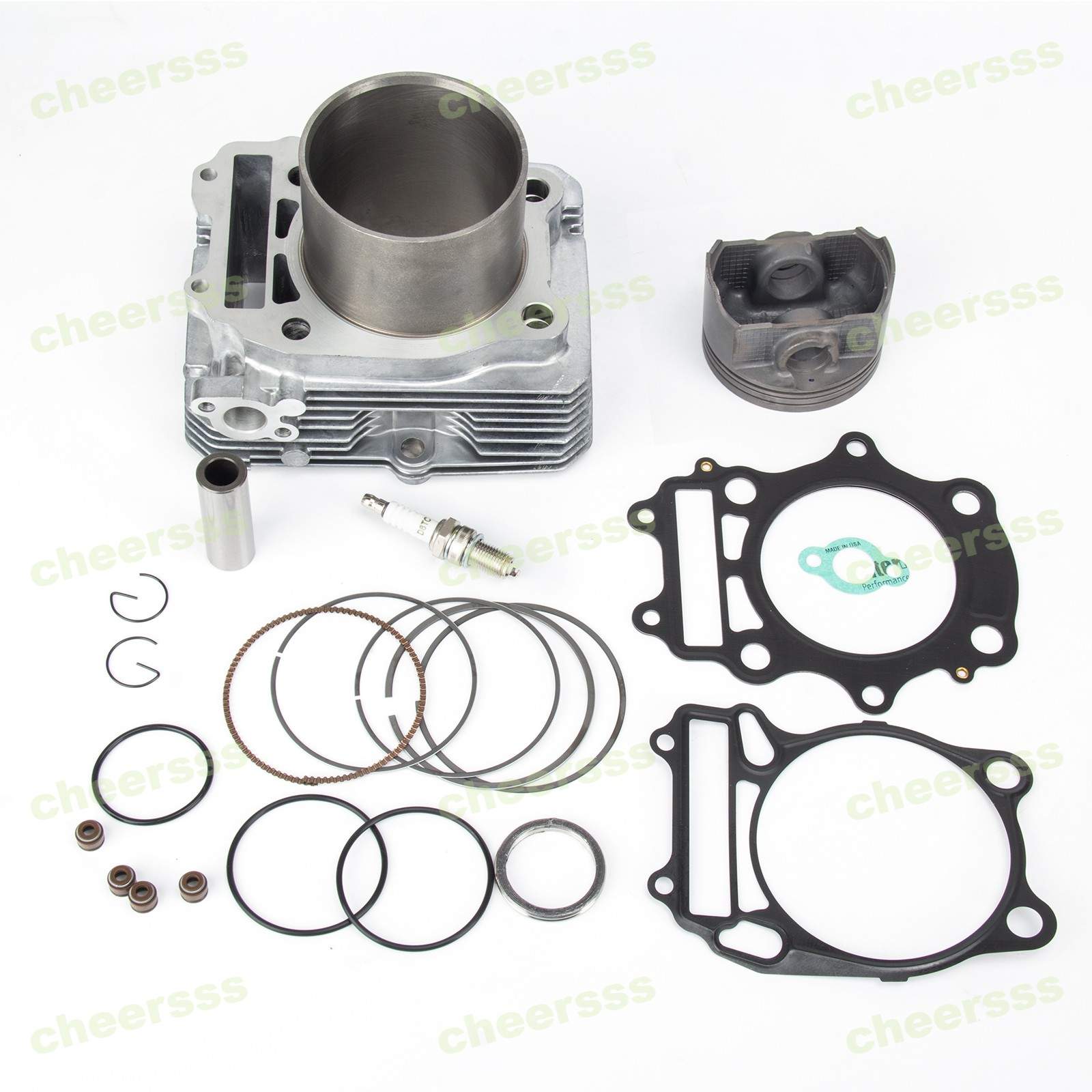 For Artic Cat 400 2004-08 Manual Automatic Cylinder Jug Piston Rings Top End Kit
