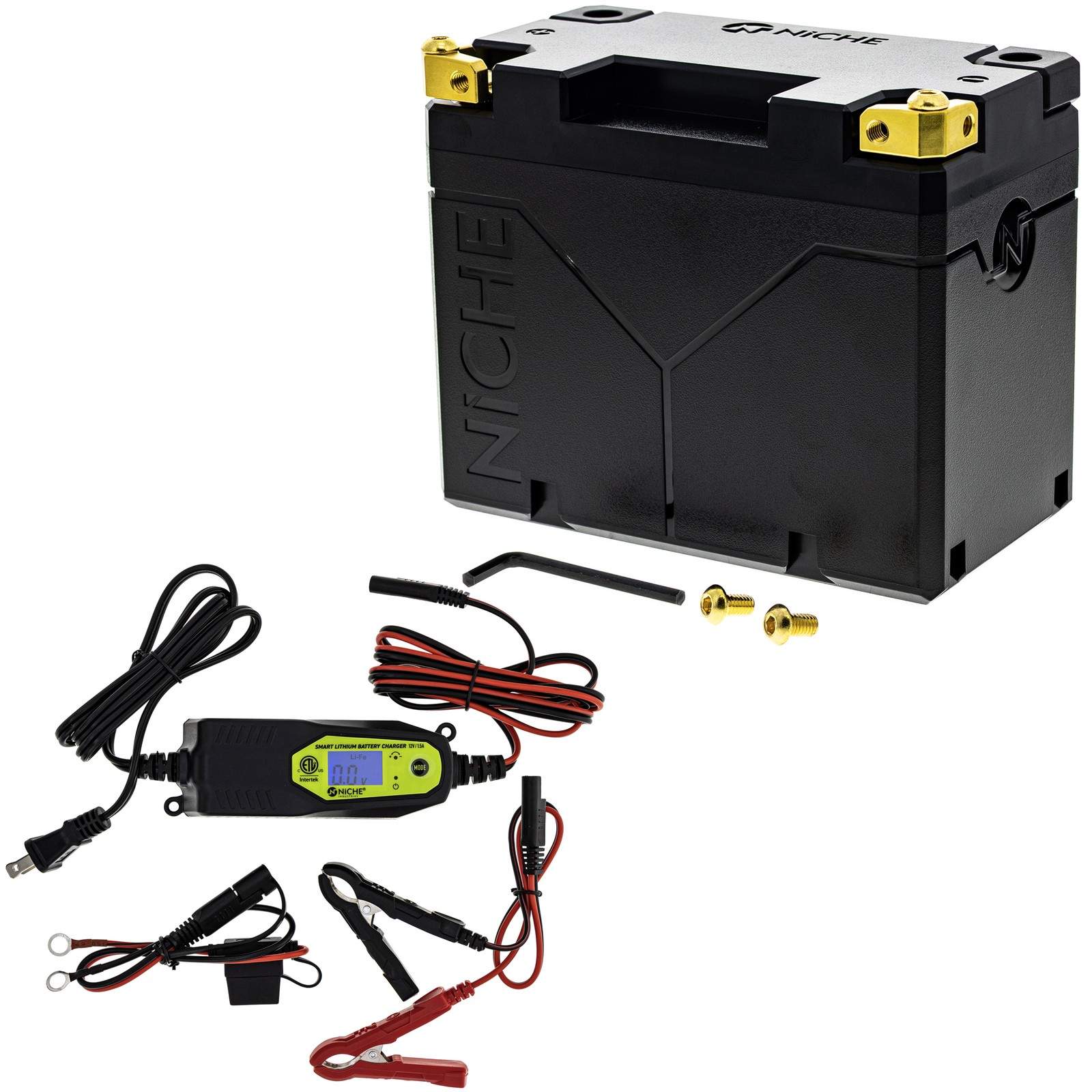 Lithium Battery with Charger YTX14AH-BS 12V 240A for Polaris Yamaha Snowmobile