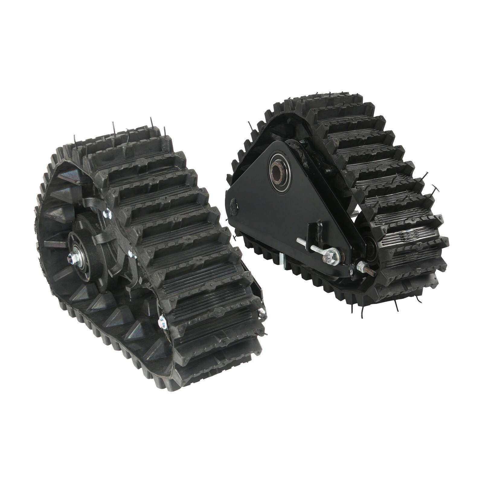 Pair Rear Wheel Track for Dune Buggy Lawn Mower ATV Snow Sand Snowmobile Tractor