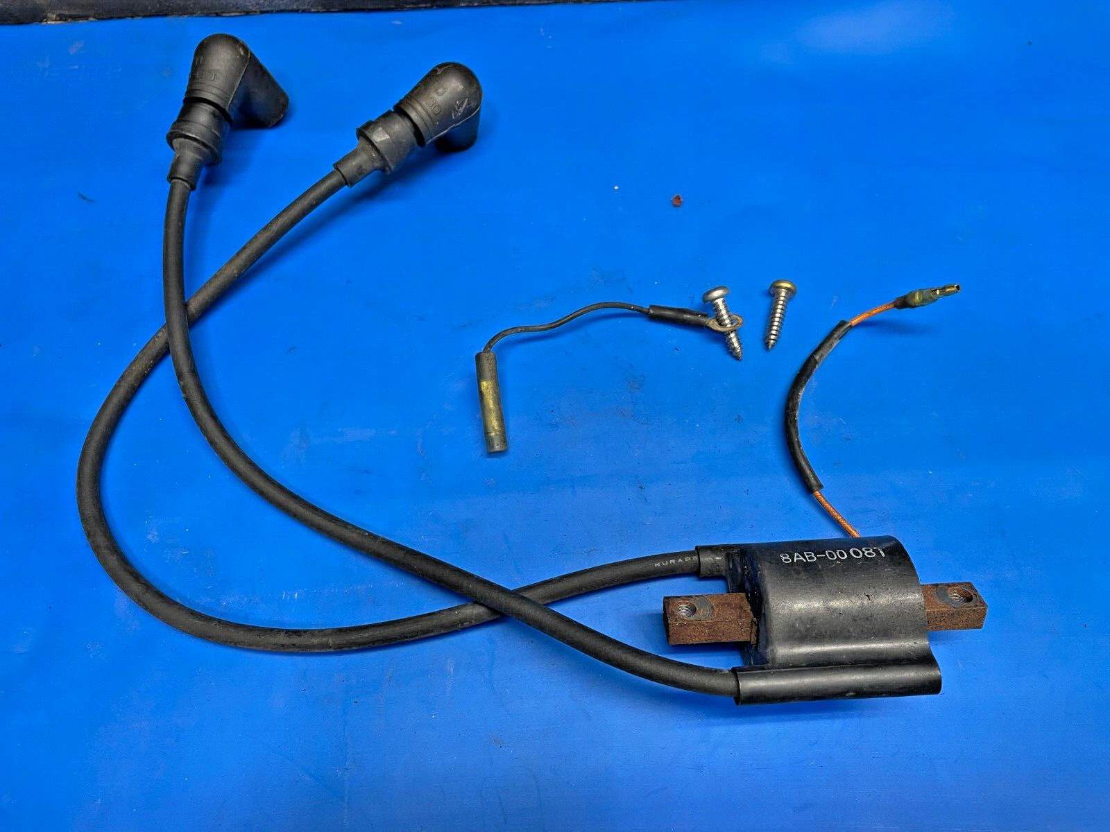 00 Yamaha Snowmobile Vmax Twin Ignition Coil Triple Bracket Plug IGK Wires Caps