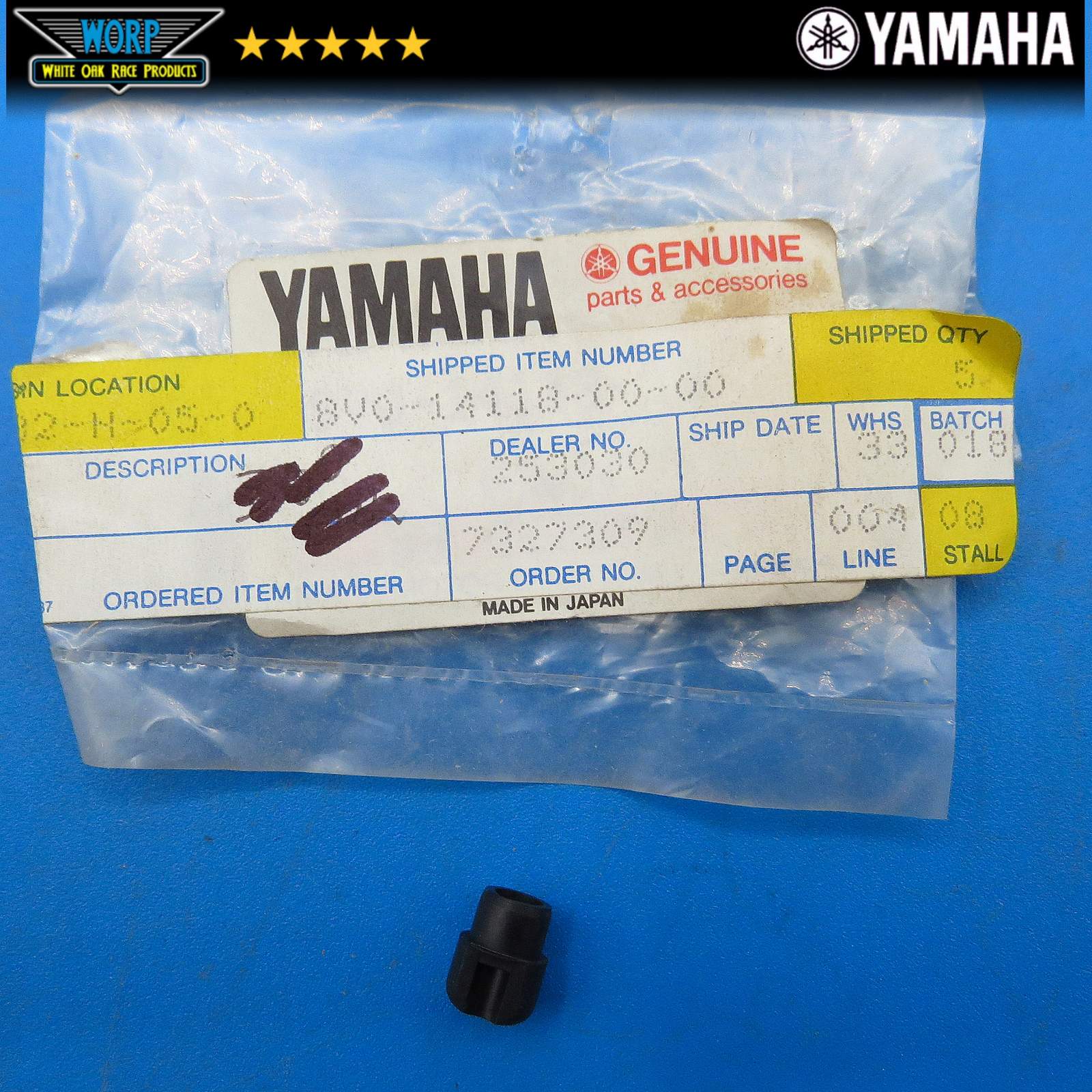 NEW OEM YAMAHA SNOWMOBILE CARBURETOR CARB CAP PLUG 8V0-14118-00-00