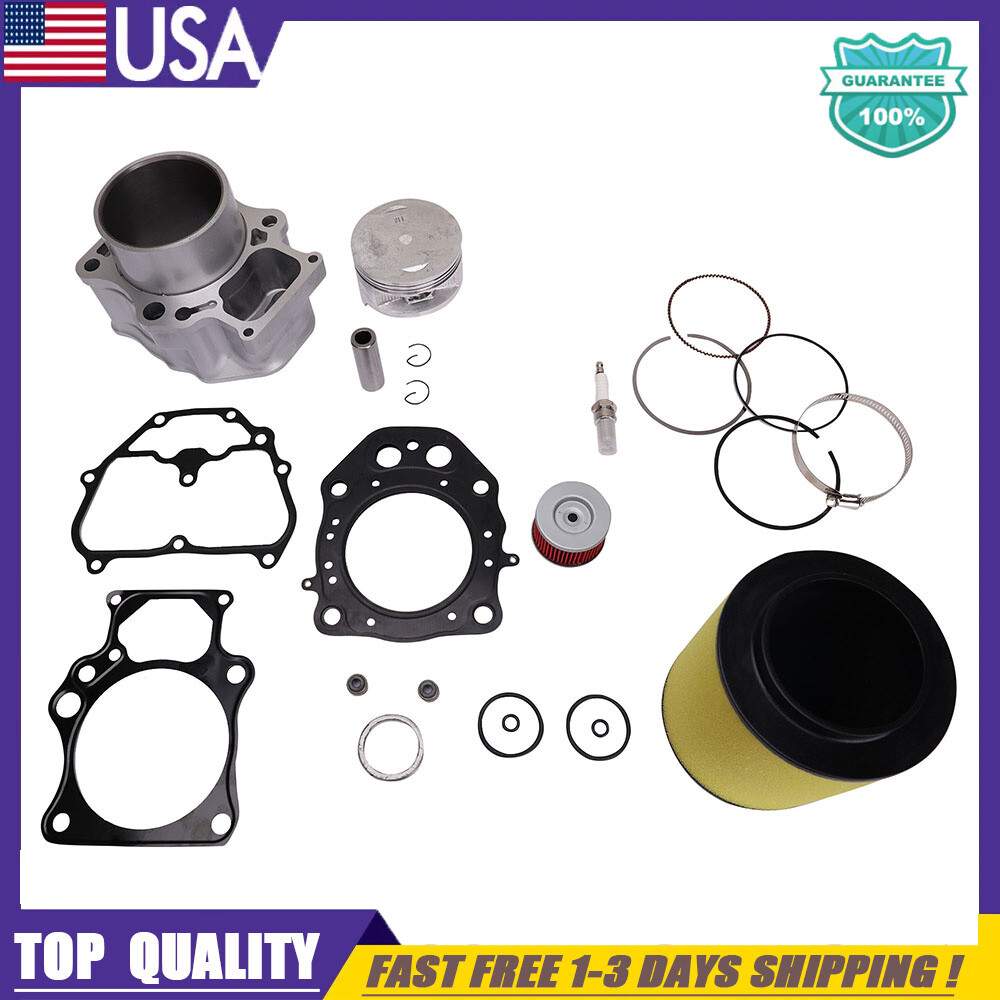 Cylinder Jug Piston Top End Rebuild For Artic Cat 400 Manual Automatic 04-08 US