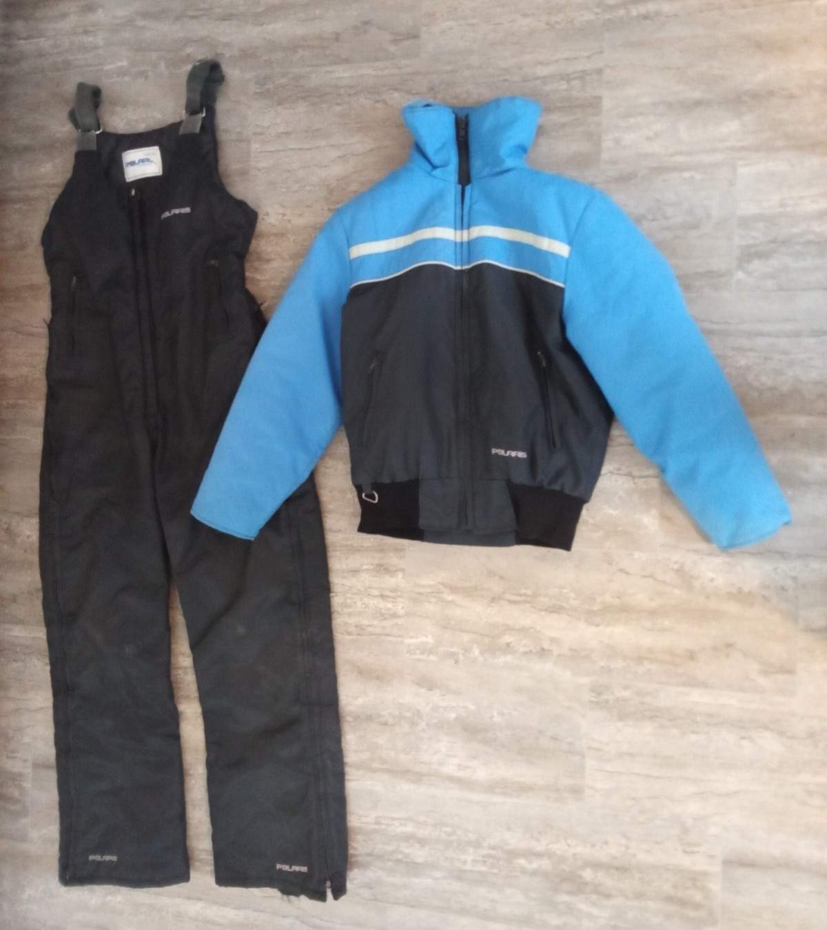 Vintage Polaris Snowmobile / ATV Jacket & Bib Overalls Set Men’s, union made.