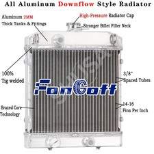2-Row Aluminum Radiator For Artic Cat Prowler 700 550 TRV 700 550 450