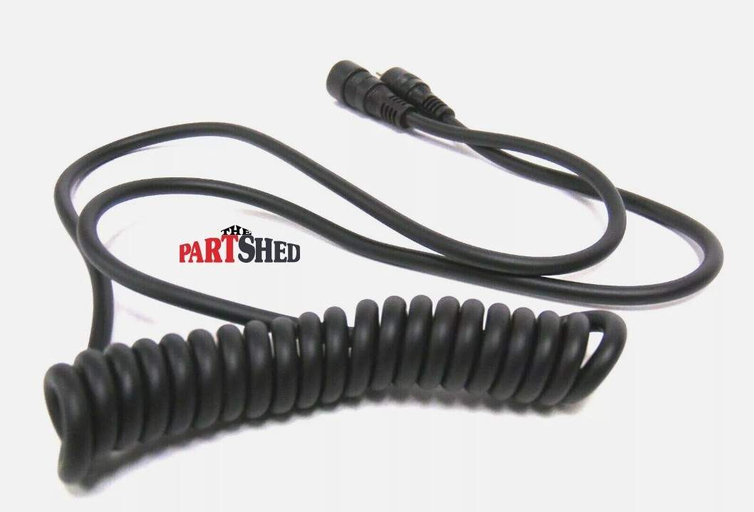 GMAX Snowmobile Heated Helmet Visor Coiled Cord Male & Female Ends RCA G999074