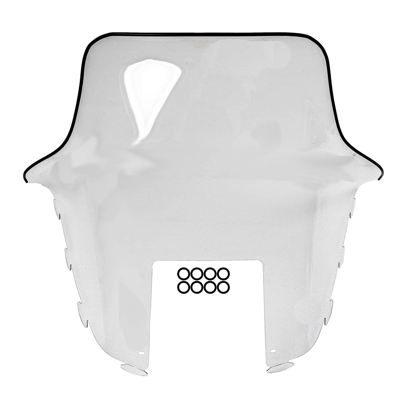 Kimpex 274701 Clear Polycarbonate Windshield 21″ Fits Polaris Snowmobile