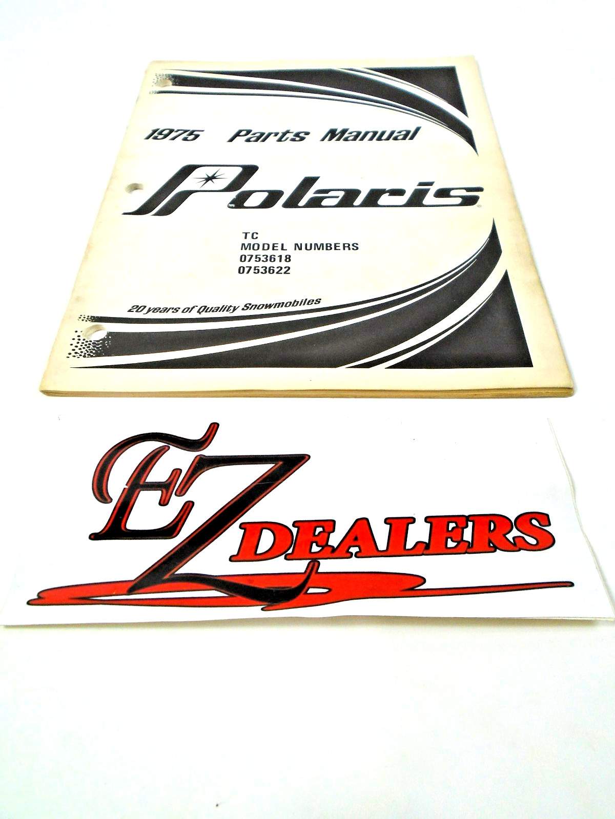 Polaris TC Snowmobile 1975 Parts Manual OEM 9910310