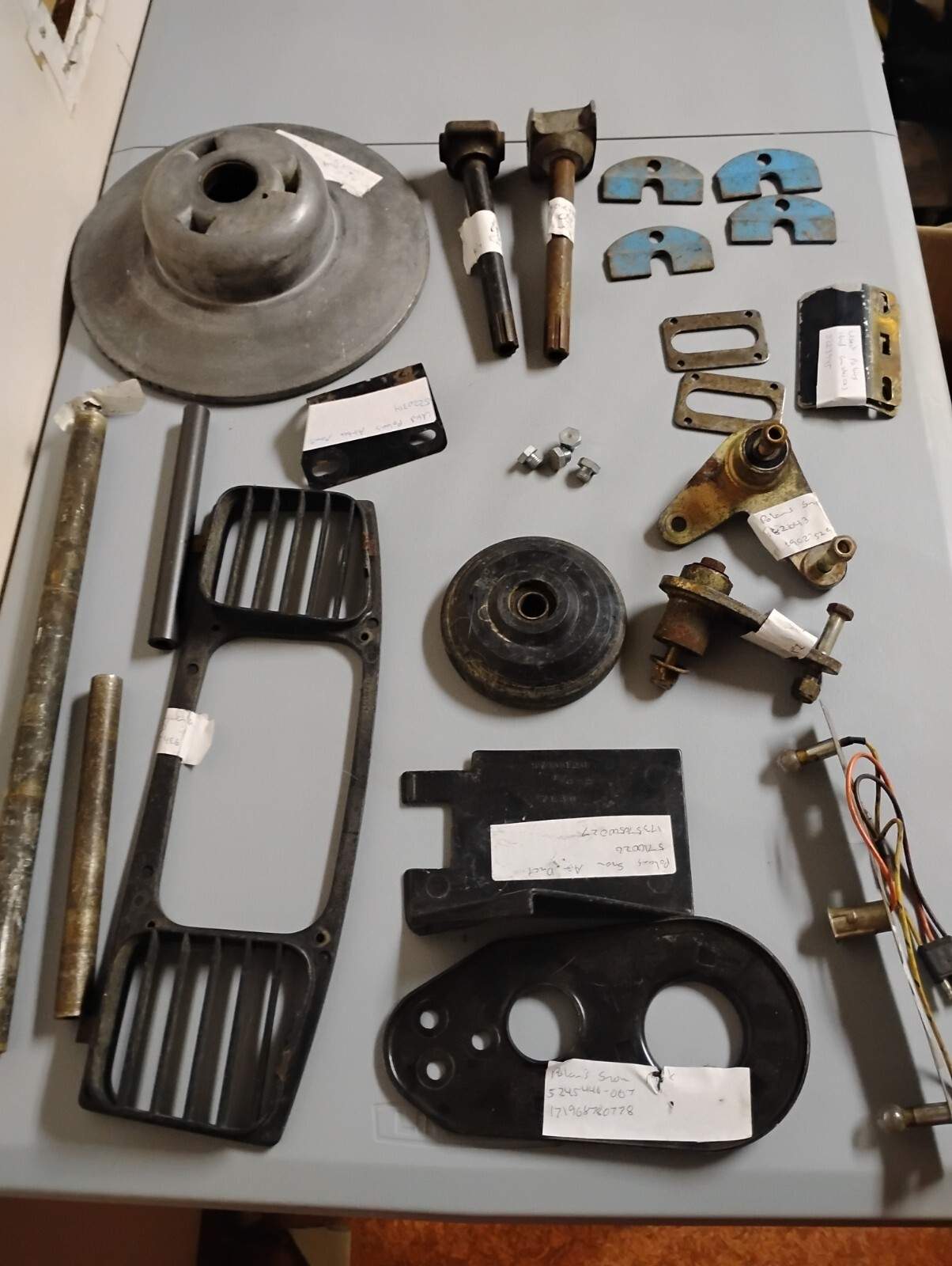 Vintage Polaris Snowmobile Parts Lot