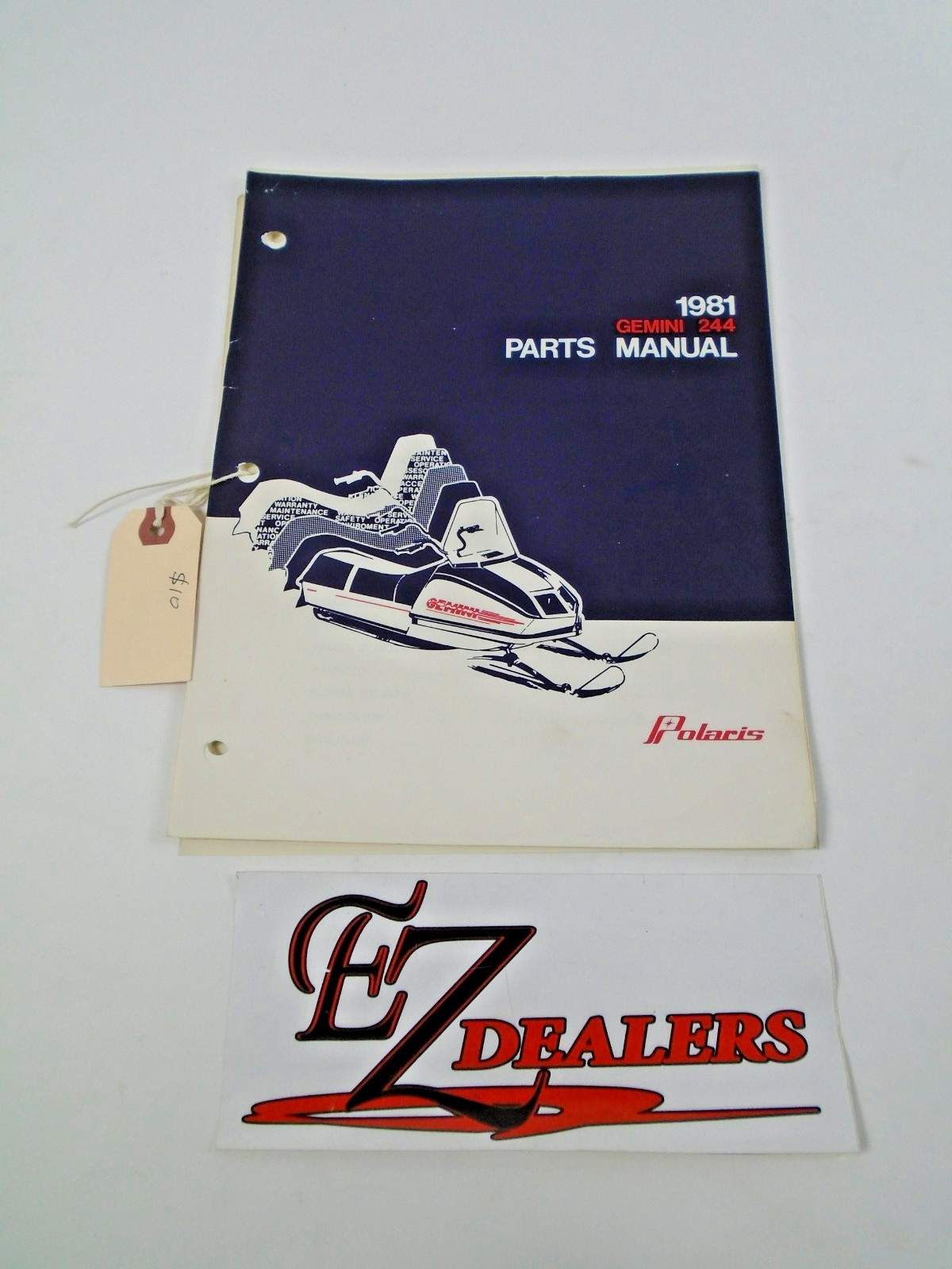 Polaris Snowmobile 1981 Gemini 244 Parts Manual OEM 9910727