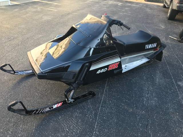 Reproduction 1981 SRX 440 Vintage Snowmobile Replacement Ski Decals Yamaha