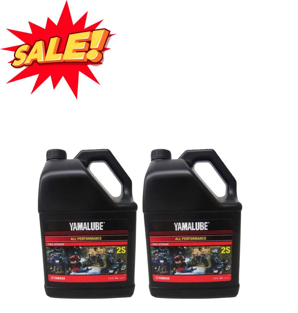 2 Pack Yamaha Yamalube 2S All Purpose 2-Stroke Oil MX ATV Snowmobile