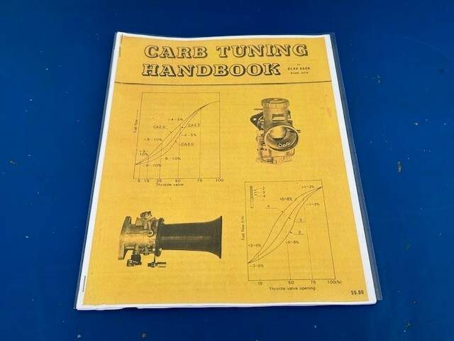 Vintage Aaen Snowmobile Carb Carburetor Tuning Performance Manual Handbook