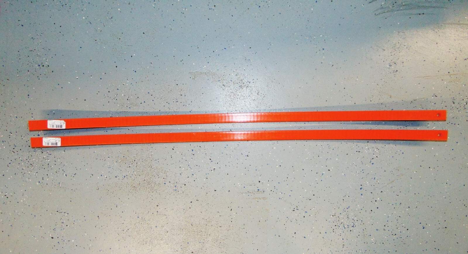 1 set of 2 OEM Arctic Cat Snowmobile 48.5″ Orange Wearstrips Sliders 4604-405