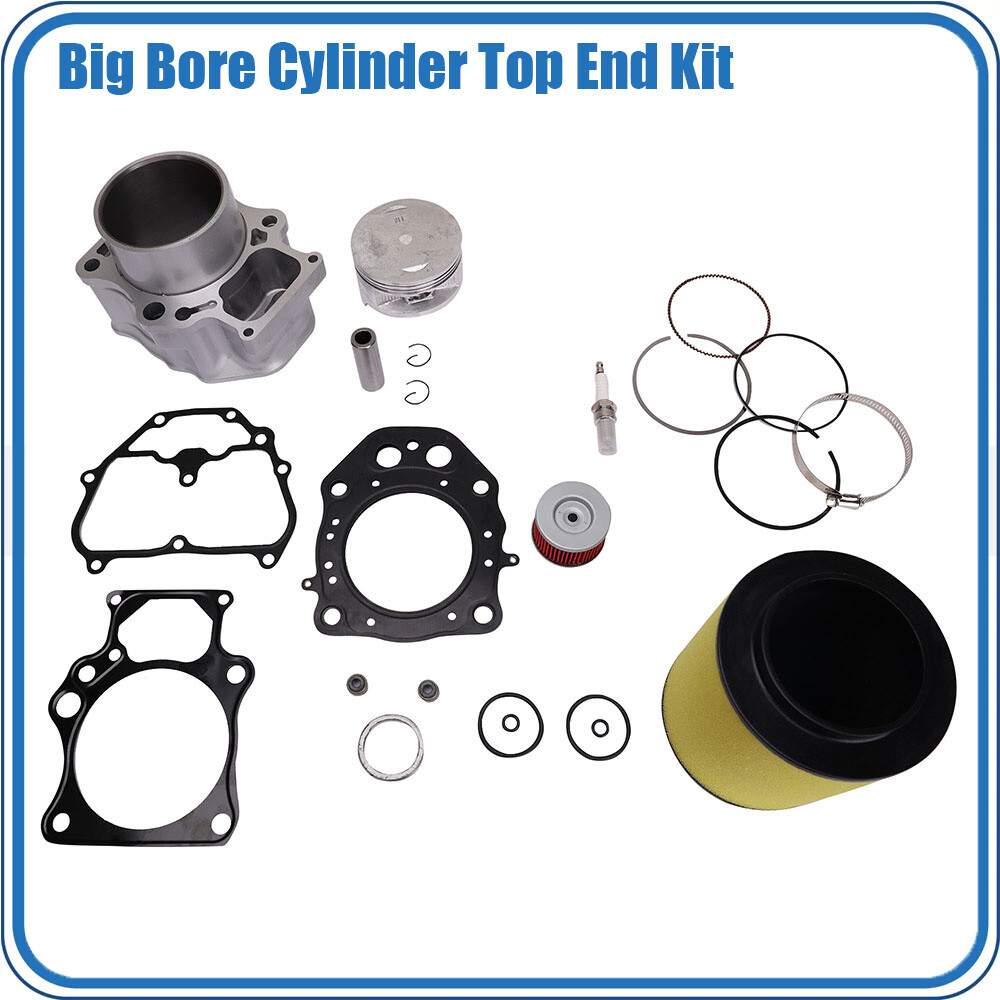 For 04-08 Artic cat 400 Manual Automatic Cylinder Jug Piston Top End Rebuild kit
