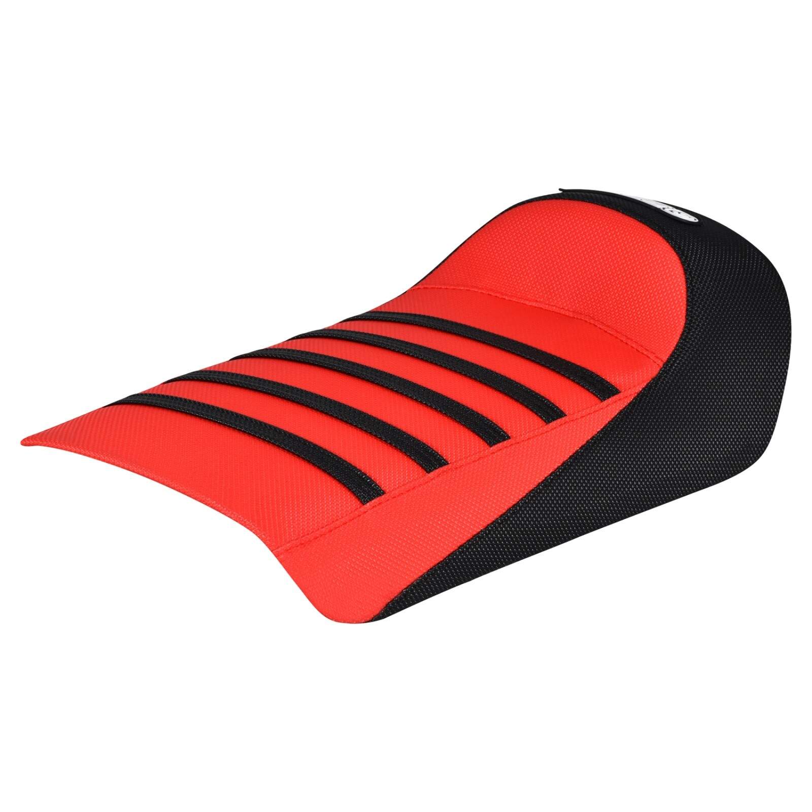 2000-2024 Polaris 120 Snowmobile Gripper Seat Cover  BLACK/RED/BLACK rib #443