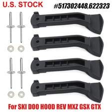 4 Pcs Starp Panel Latch Kit For Ski Doo Hood Rev Mxz Gsx Gtx – 517302448 622323