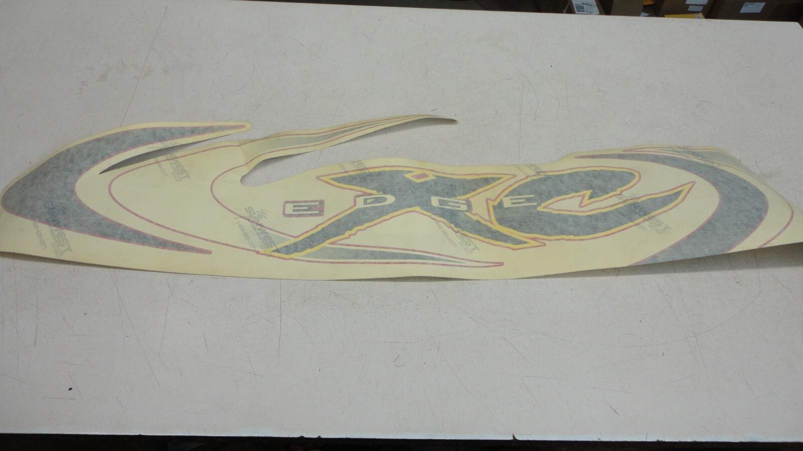 SELECT 2002 POLARIS SNOWMOBILE MODELS LH EDGE XC HOOD DECAL PART# 7079489