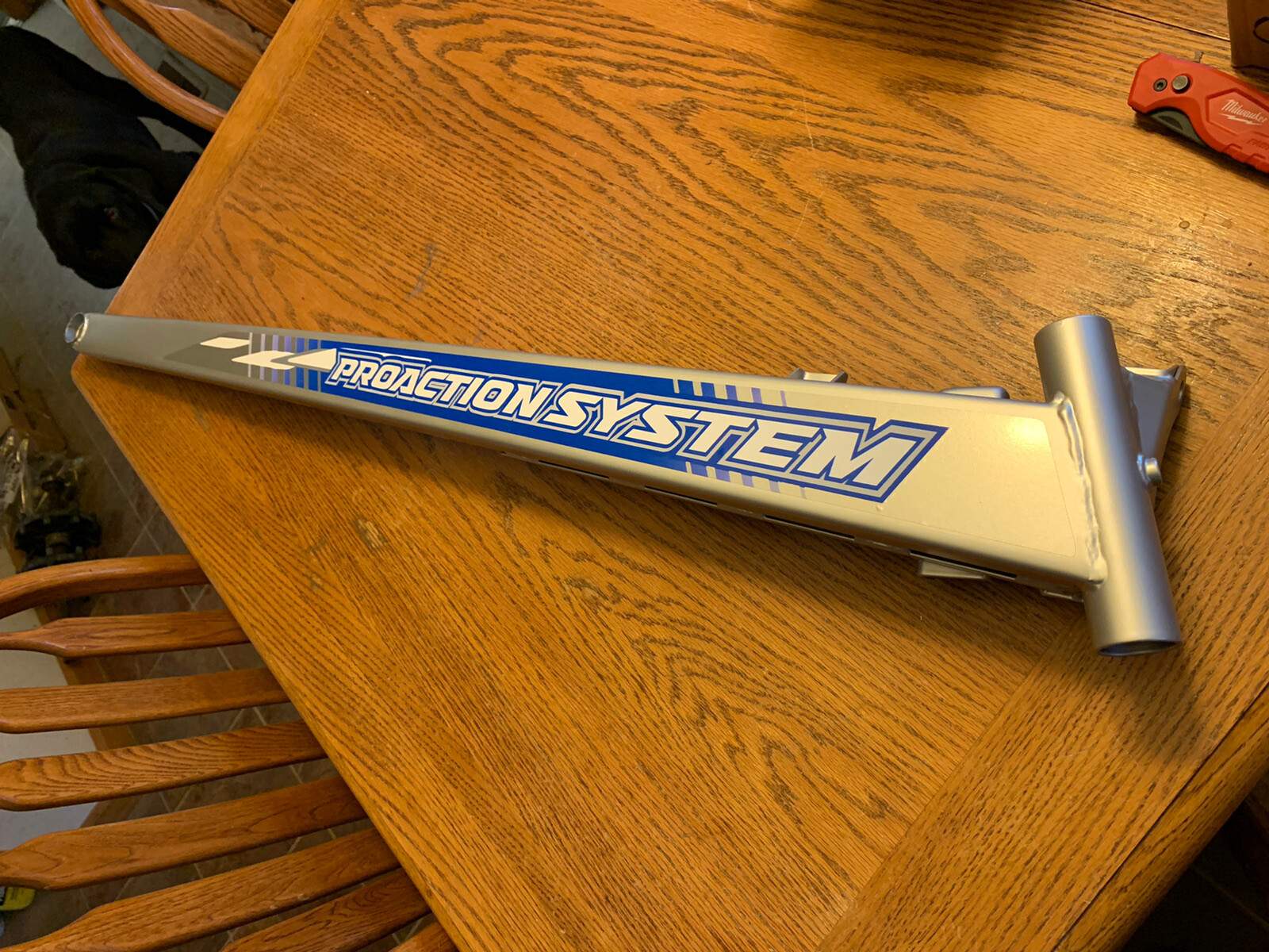 Yamaha Snowmobile SRX SX XT Trailing Arms Right Side New Silver w 2001 SRX Decal