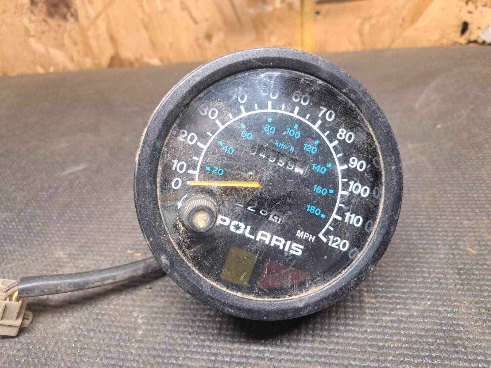Polaris Snowmobile Speedometer 4999 Miles