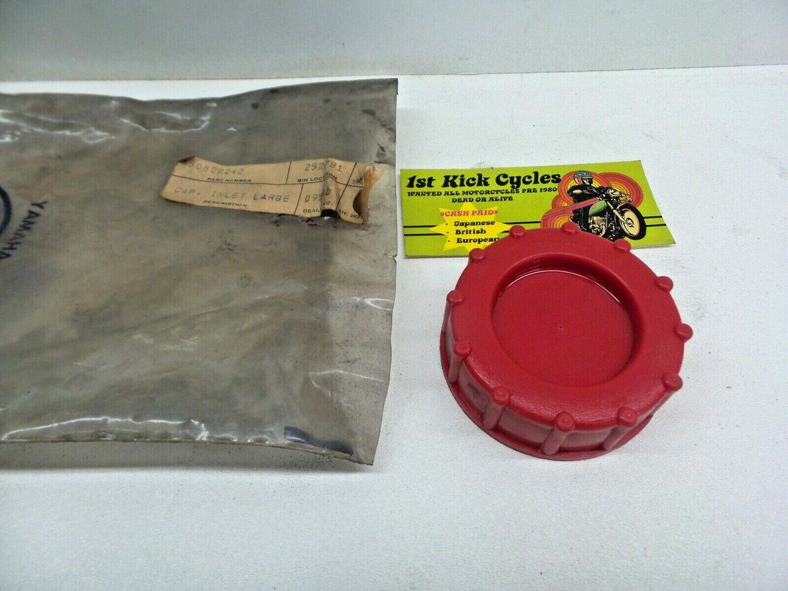NOS YAMAHA SNOWMOBILE LARGE INLET CAP 650802242 OEM