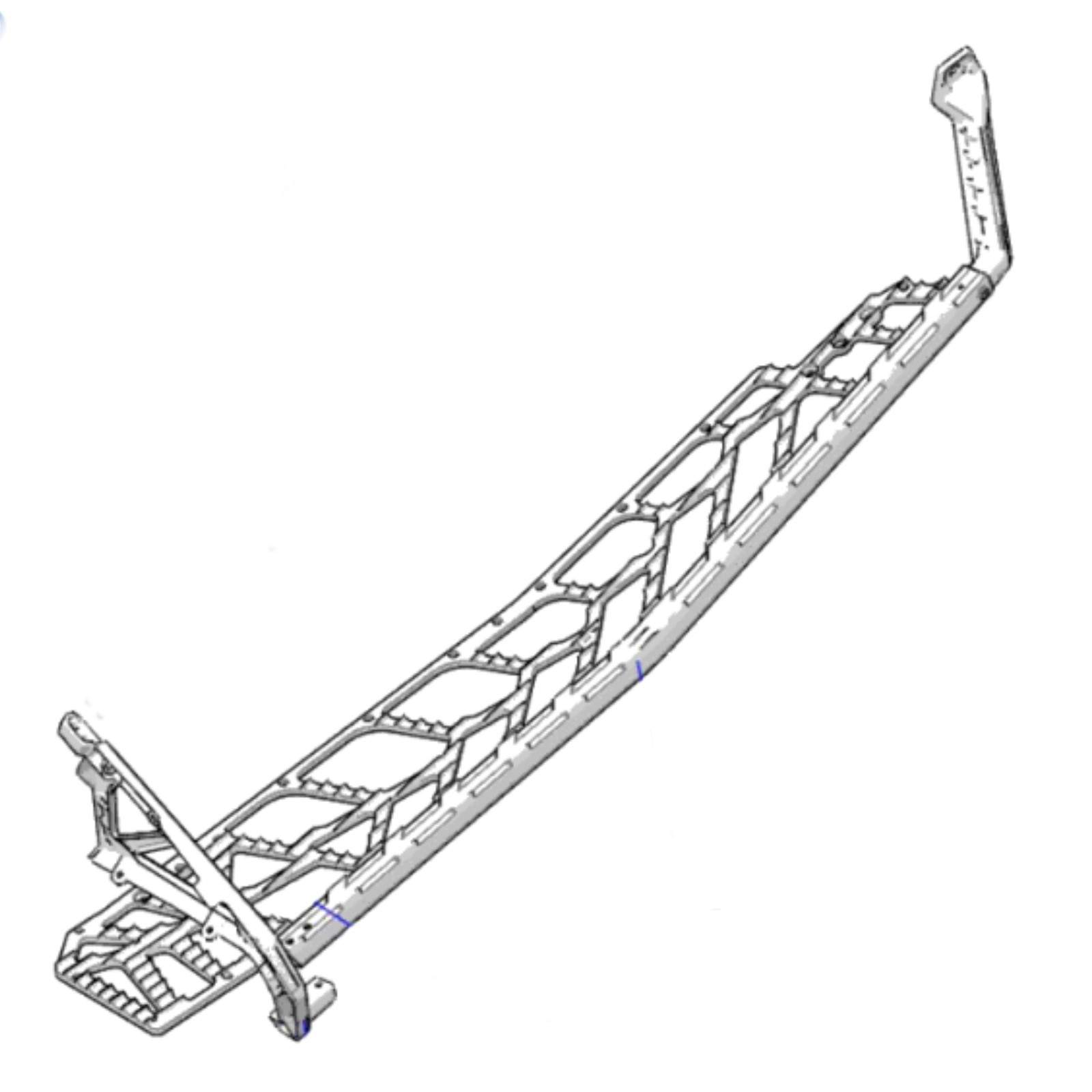 Polaris Snowmobile New OEM Left Hand Mach STGRY Support Footrest, 5143266-804