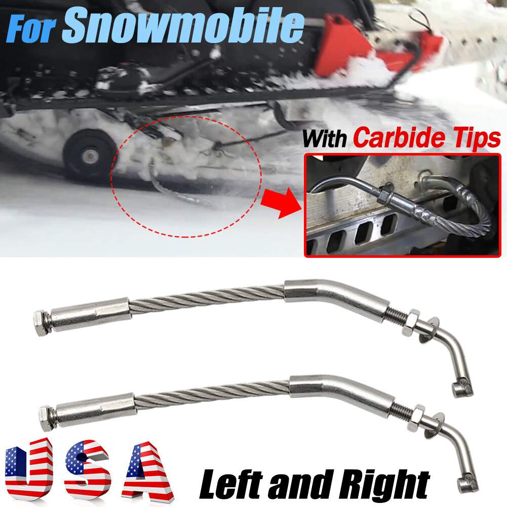 Snowmobile Ice & Snow Scratchers Reverse For Polaris Yamaha Arctic Cat Ski Doo