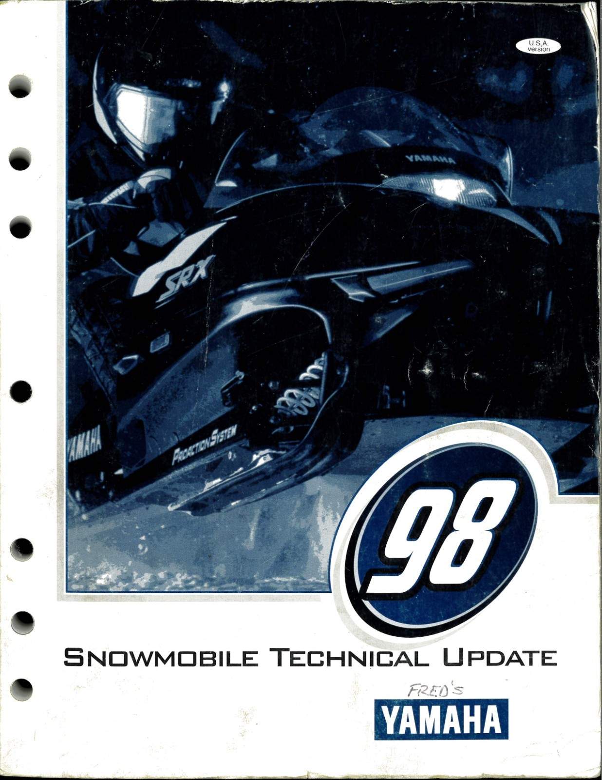 Yamaha Snowmobile Technical Update 1998