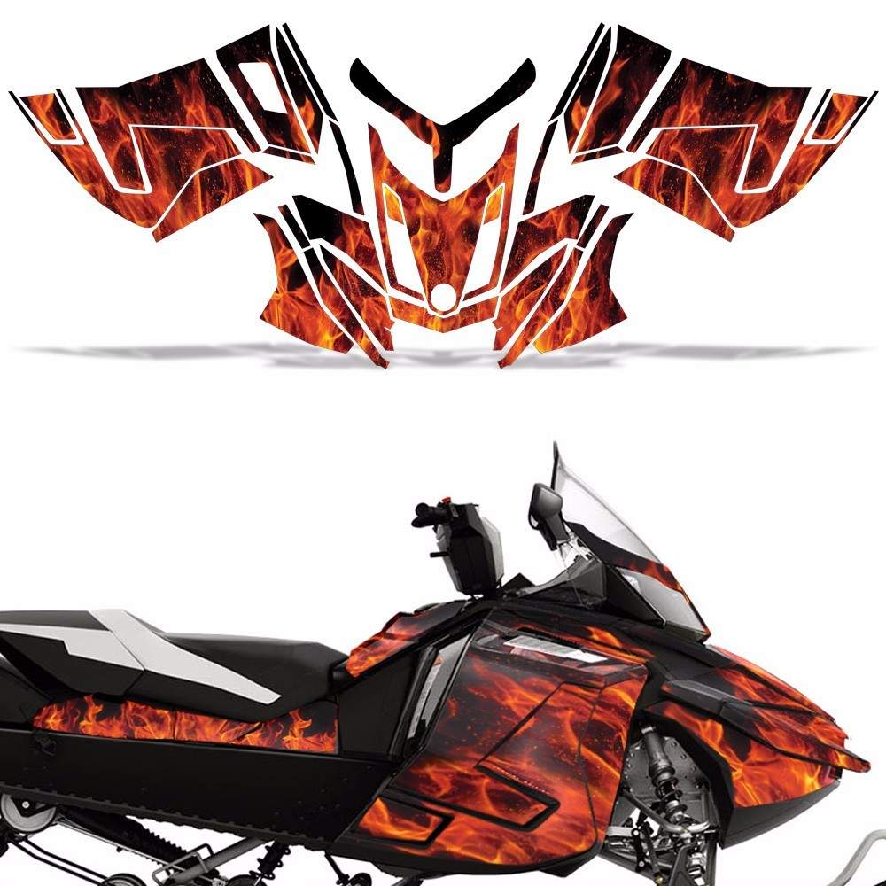 Decal Sticker Ski Doo Rev XR/GSX/MXZ Sled Snowmobile Graphics 2009-2015 ICE ORG