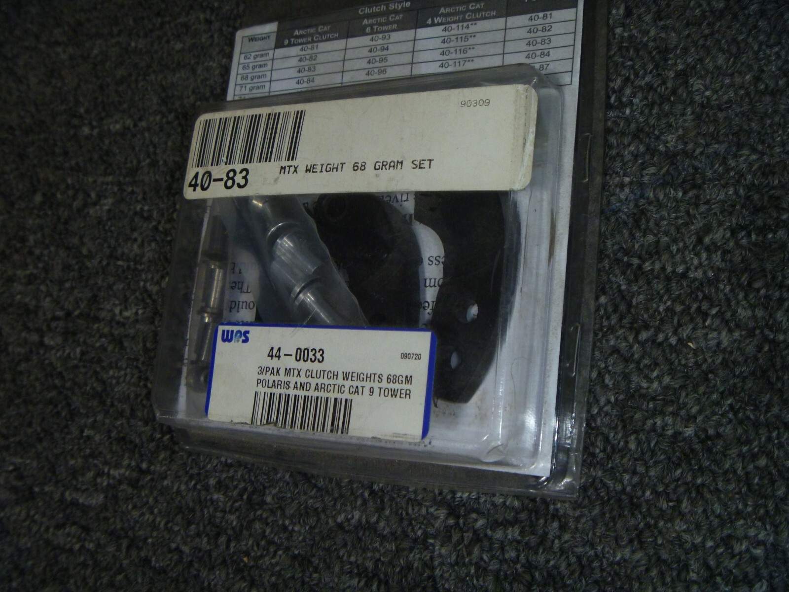 Starting Line MTX Clutch Weight – 9 Tower 68 gram For Polaris Artic Cat 44-0033