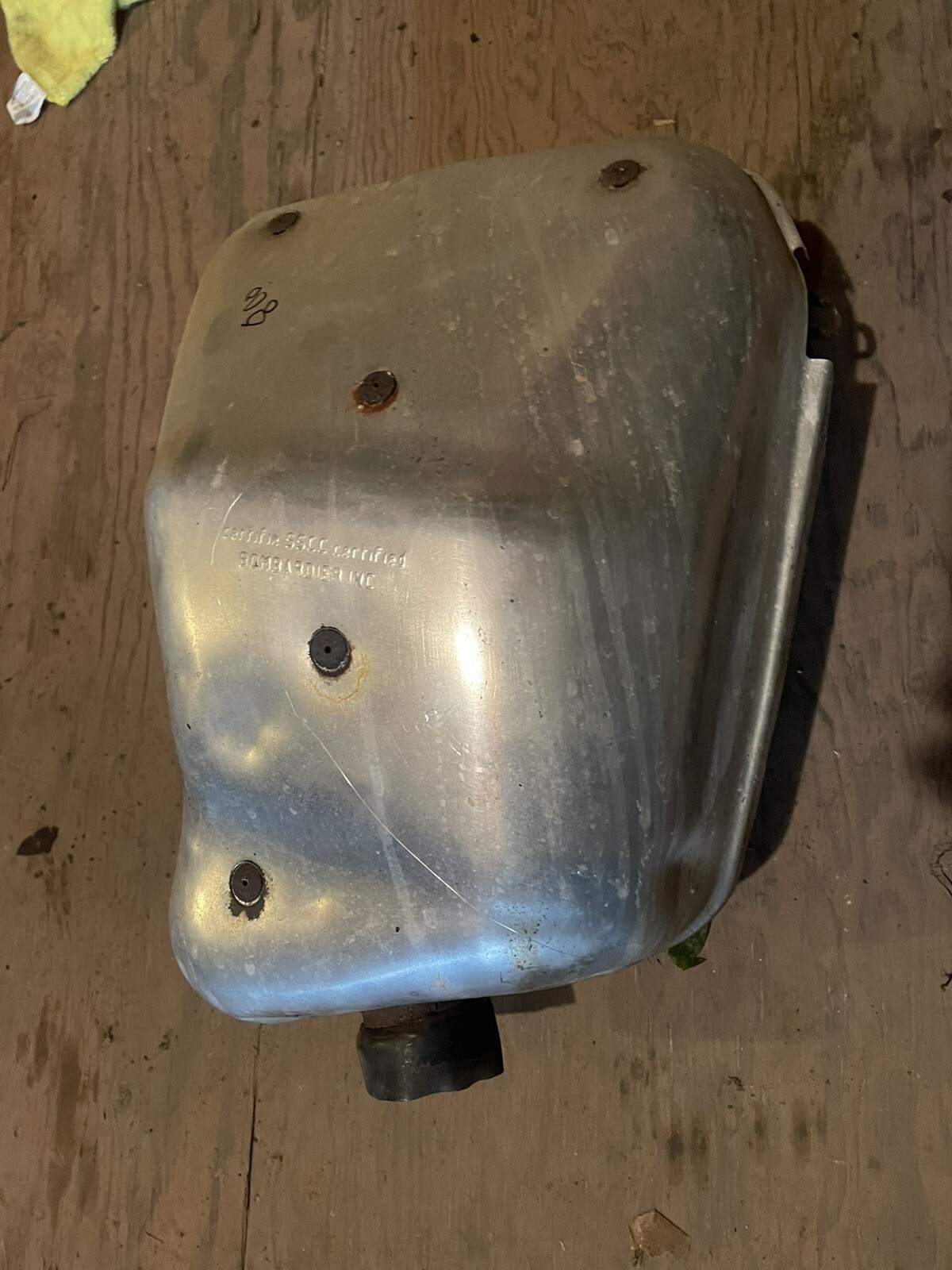 Ski-Doo REV 800 514054124 Exhaust Muffler American Sled Parts Facebook FS